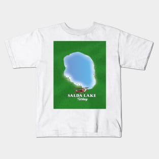 Salda Lake Turkey Kids T-Shirt